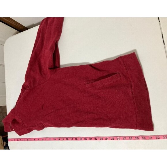 Tommy Bahama Sweater Men's XXL/TTG Long Sleeve 1/4 Zip Warm Pullover Dark Red - Picture 10 of 11